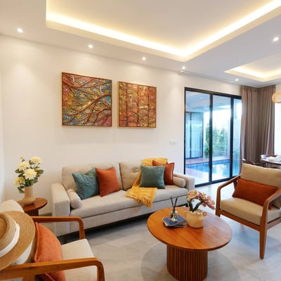 Rental of a new modern villa with 3 bedrooms and a pool in Pejeng area, Bali, Indonesia